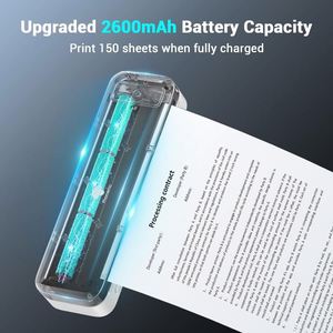 300DPI termiche portatile portatile stampante Phomemo M835 Mini termica per il telefono cellulare, <span class=keywords><strong>piccola</strong></span> stampante portatile, viaggi di affari - Product Image 6