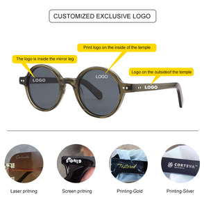 Lunettes de soleil de haute qualité, personnalisables avec logo, photochromiques, pour hommes et femmes, en acétate. - Product Image 4