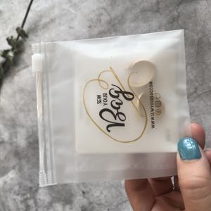 Impresión de logotipo personalizado Biodegradable PVC esmerilado traje de baño ropa Ziplock bolsa de embalaje de plástico cosmético Slider bolsa con cremallera - Product Image 6