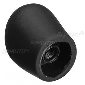 Poignée de levier de vitesses en cuir pour Ford C-Max Focus Mk2 Mk3 Grand C-Max Galaxy Kuga Transit Connect Custom S-Max Headball Noir - Product Image 5