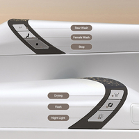 Appareil Sanitaire Moderne à Capteur de Pied Salle de Bain en Céramique Automatique WC Toilette Intelligente au Sol avec Réservoir