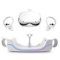 Honcam Station de charge murale avec port de charge pour Oculus Quest 2