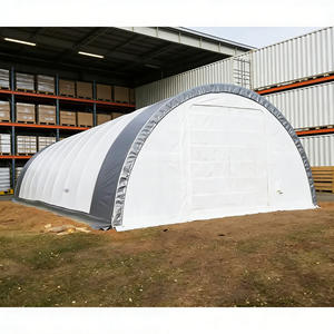 Carpa industrial para taller al aire libre, carpa de almacenamiento de doble armazón, carpa de refugio industrial, refugio de PVC, refugio resistente al viento - Product Image 5