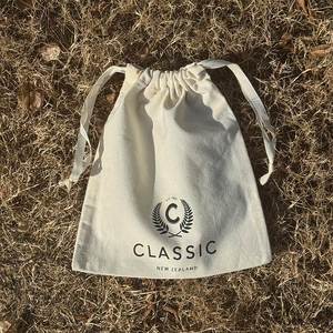 Newest Custom Logo Canvas Muslin Eco Friendly Cotton Perfume Jewelry Storage <b>Drawstring</b> <b>Pouch</b> Bag - Product Image 1