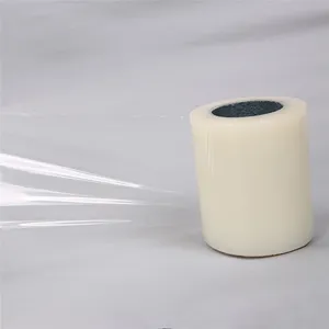 Película protectora plástica PE Película adhesiva transparente para película de protección de alfombras