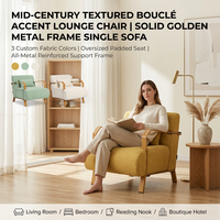 Fauteuil d'appoint VANBOW de style moderne du milieu du siècle, fauteuils pour salon, chambre à coucher, salle de lecture, balcon