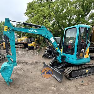 Kubota U35-5 Zero Tail Swing Minigraafmachine 3,5 ton Japan Origineel U35 Gebruikt Compacte Graafmachine Rubberbanden Graafmachine - Product Image 2