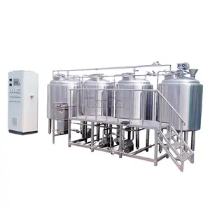 600L Stainless steel automatic craft beer brewing equipment machine system brewery equipment for craft brewery