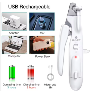 Prix de gros usine d'origine OEM 2 en 1 <span class=keywords><strong>Coupe</strong></span>-ongles et polisseuse électrique automatique pour chats en plastique écologique - Product Image 5