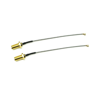 Antenne externe omnidirectionnelle 2dBi IoT sans fil en caoutchouc pour carte mère intelligente 433 MHz, antenne Internet compacte avec câble SMA RF1.13