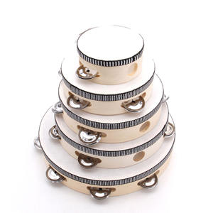 Tambourin éducatif Orff, instrument de percussion en bois <span class=keywords><strong>pour</strong></span> la <span class=keywords><strong>maternelle</strong></span>, vente en gros - Product Image 6