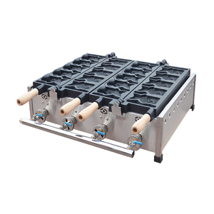 VNTKITCHEN - Máquina Eléctrica para Hacer Taiyaki de Acero Inoxidable, Forma de Pez, 3000 W, Suministros Populares para Hoteles y Restaurantes en Oferta - Product Image 6