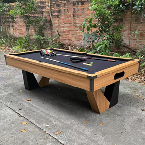 Mesa de <span class=keywords><strong>Billar</strong></span> de Madera HDF de Alta Densidad y Diseño Especial de <span class=keywords><strong>7</strong></span> <span class=keywords><strong>Pies</strong></span> con Sistema de Retorno Automático de Bolas - Product Image 5