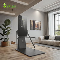 Máquina de Ejercicio Multifuncional Inteligente para el Hogar, Unisex, SPlan, Principalmente para Ejercicios de Brazos, con Espejo de Fitness para Uso Doméstico
