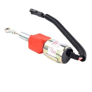 Pièces d'excavatrice, électrovanne d'arrêt du moteur diesel 12V 24V, électrovanne de coupure 3932529 3932530 - Product Image 1