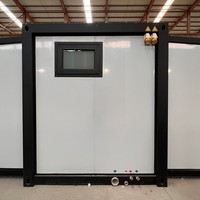 Maisons préfabriquées modulaires extensibles standard avec unité de douche et de toilettes