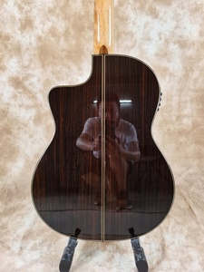 Guitarra Clásica de madera maciza overstep de 39 pulgadas con pastilla, guitarra de madera, guitarra - Product Image 5