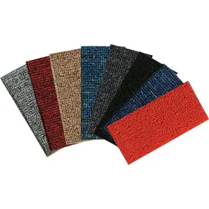Commercial plain color 100% polypropylene broadloom loop tufted wall to wall carpet roll loop pile carpet loop carpet roll