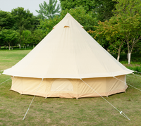 Tente de luxe en forme de dôme, tente de luxe en toile de 3m, 5m, 6m