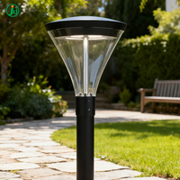 Luminarias LED de Poste para Jardín, Estilo Retro Europeo, de Alta Potencia (30W, 50W, 60W), de Aluminio, con Clasificación IP66, para Exteriores, Paisajismo y Jardinería