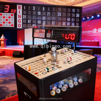 Machine de tirage de loterie de bingo d'intérieur, machine de jeu de bingo électronique à soufflerie pour fêtes d'adultes, fournie par Guangzhou Qinlong
