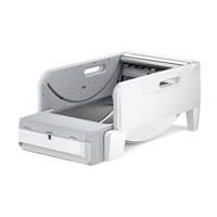 Bac à litière pour chat automatique intelligent WiFi en plastique SS304, contrôle des odeurs, capacité de 100L, nettoyage facile, design ouvert, respectueux de l'environnement