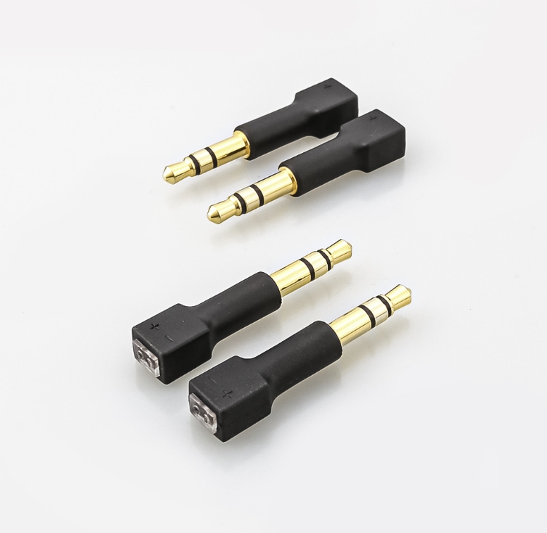 1ペア3.5mm to MMCXアダプター/0.78mm M1 M2 ZX-1 WTD-3ヘッドフォン