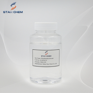 Huile de silicone 5000 cst Polydimethylsiloxane Lubrifiant mécanique Additifs pétroliers de qualité industrielle CAS 63148-62-9 Star Chem - Product Image 1