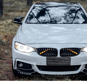 Lèvre de pare-chocs avant en plastique aspect carbone de style MP pour <span class=keywords><strong>BMW</strong></span> Série 4 F32 F36 425i 430i 2013-2020 - Product Image 3