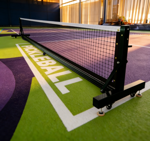 Sistema Profesional Portátil de Pickleball con Ruedas, Postes Móviles Resistentes para Competencia Interior y Exterior, Estándar - Product Image 6