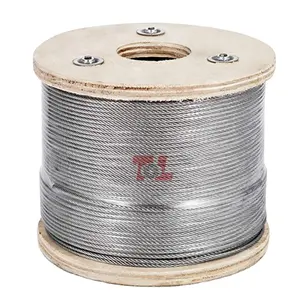 304 filo di acciaio inossidabile corda 1.5 millimetri Suppliers-Fune metallica in acciaio inossidabile 304 7x7 1.5mm di alta qualità