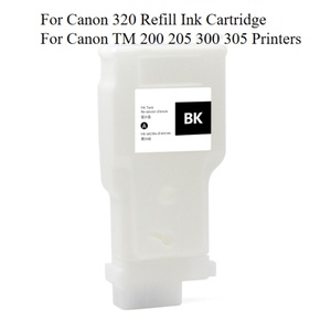 Cartucho de Tinta Recargable Supercolor de 260ml 320, Compatible con Impresoras Canon TM-200 205 300 305, Vacío con Chip Nuevo y Estable - Product Image 2