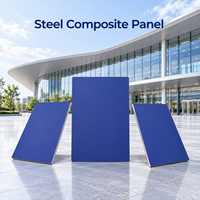Panneau composite en acier 1220x2440mm avec finition gris brillant pour la décoration intérieure commerciale