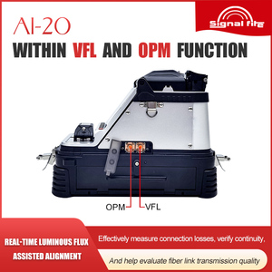 เครื่องเชื่อมใยแก้วนำแสง Signalfire 2026 รุ่นใหม่ หน้าจอสัมผัส AI-20 สำหรับเครือข่าย FTTH พร้อมบริการหลังการขายฟรี - Product Image 4