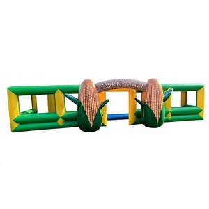 Jeux pour adultes, obstacles en plein air, <span class=keywords><strong>laser</strong></span> <span class=keywords><strong>game</strong></span>, labyrinthe gonflable en forme de maïs, <span class=keywords><strong>maison</strong></span> de <span class=keywords><strong>jeu</strong></span> gonflable, labyrinthe amusant pour enfants - Product Image 1