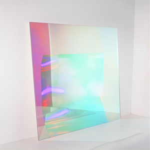 Vente en gros de <span class=keywords><strong>verre</strong></span> stratifié dichroïque réfléchissant irisé de couleur éblouissante de 6 mm et 10 mm pour mur-rideau - Product Image 2