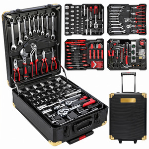 Chton Kawataku 399-Piece <b>Trolley</b> <b>Tool</b> Kit Metric Automotive Repair Set Mechanic Use - Product Image 5