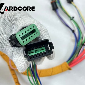 <b>Battery</b> Wiring Harness with Socket Connector Pin Connector <b>Terminal</b> and Pin 176-1397 1761397 for 345B II MH 345B II W345B II - Product Image 4