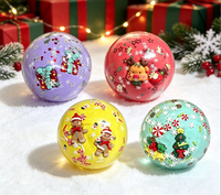 Balle anti-stress artisanale édition Noël, jouet sensoriel