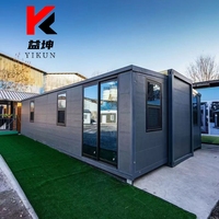 Maison de conteneur extensible de luxe de 40 pieds, villa préfabriquée modulaire, 3 chambres avec salle de bain, cuisine, normes australiennes, maison mobile