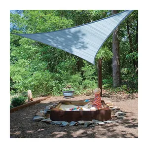 100% Virgin Hdpe Sun Shade Sail/Canvas Shade Sail/Sail Sun Shade para evitar la luz solar utilizada principalmente en aparcamientos, piscinas