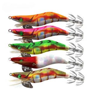 Nouveau 2.5 #   Leurre dur en bois pour poulpe, qualité japonaise, courbé et coloré, 10g, en promotion pour la pêche en mer au bar - Product Image 6