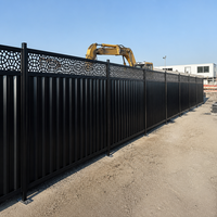 Valla de Acero Corrugado Galvanizado de Grado Industrial para Paredes Perimetrales, Cercas Metálicas para Proyectos Gubernamentales, Seguridad y Cerramientos de Sitios en el Reino Unido