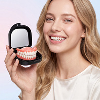 Ensemble de prothèses dentaires AMZ Comfy : Matériau souple, ajustement sûr, facile à porter et aspect naturel. Améliore l'esthétique des dents pour une utilisation quotidienne.