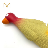 Jouet à mâcher pour chien en caoutchouc naturel souple et écologique, personnalisé, populaire, avec sifflet, canard, grande taille