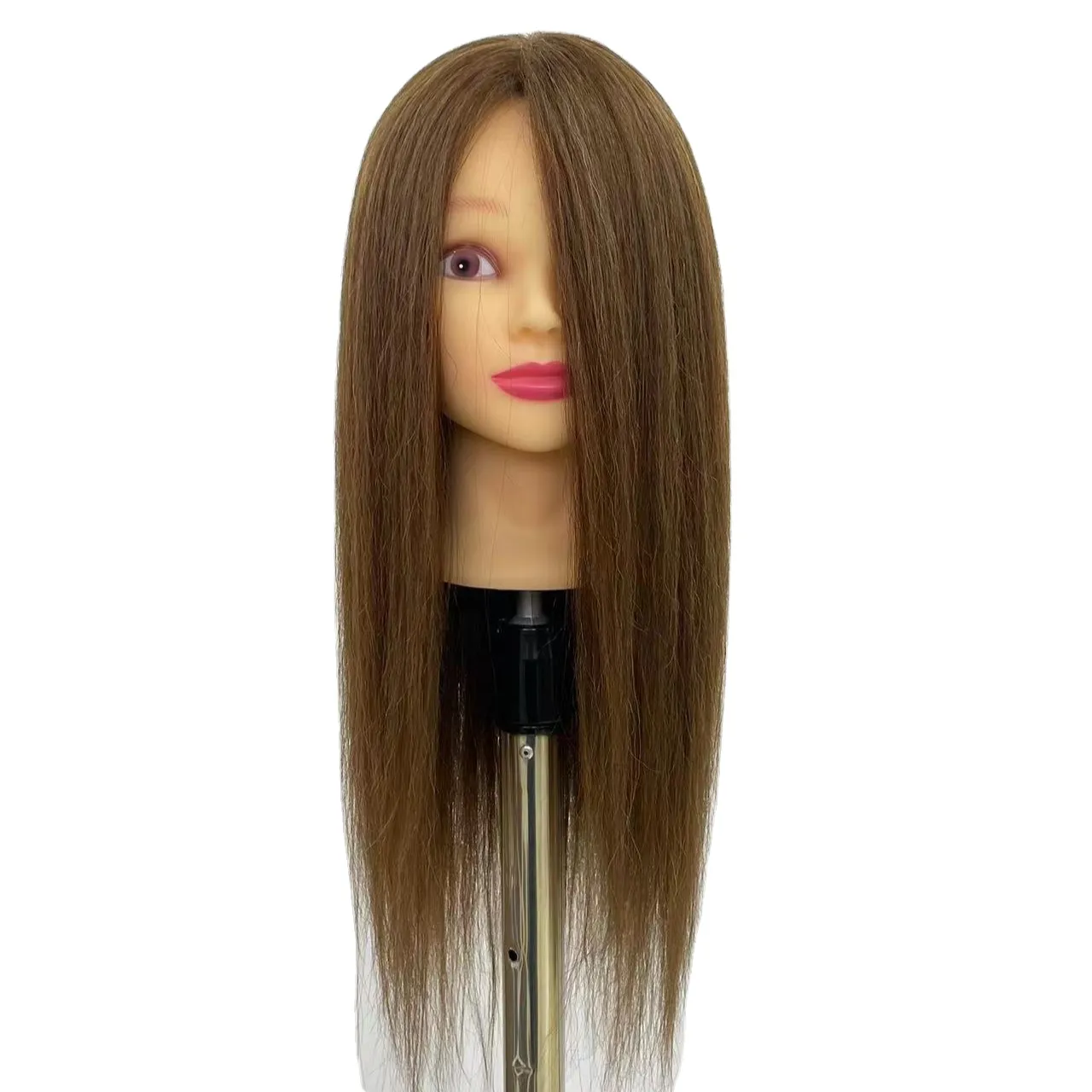 Wig black head model teaching head cut hair can be dyed perm wig model head manufacturers wholesale