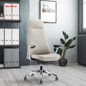 Chaise de <span class=keywords><strong>bureau</strong></span> moderne et luxueuse à dossier haut pour le patron, grande et grande, chaise de <span class=keywords><strong>bureau</strong></span> en cuir PU - Product Image 1