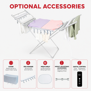 Secador de ropa eléctrico portátil ligero de 230W con ahorro de energía <span class=keywords><strong>EVIA</strong></span>, Wschetrockner calentado - Product Image 2