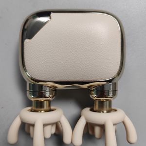 Mini masseur multi-têtes pour le corps et le visage, massage musculaire profond, double moteur sans balais, avec marque privée - Product Image 2