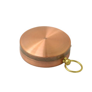 Sac à dos de camping en plein air 60mm cadeau laiton antique cuivre montre magnétique <span class=keywords><strong>boussole</strong></span> à vendre - Product Image 2